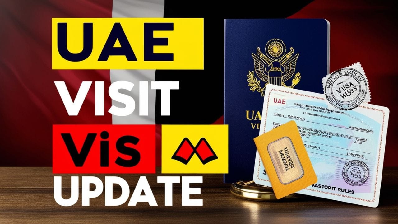 UAE visit visa Update यूएई विजिट वीजा को लेकर बड़ी अपडेट