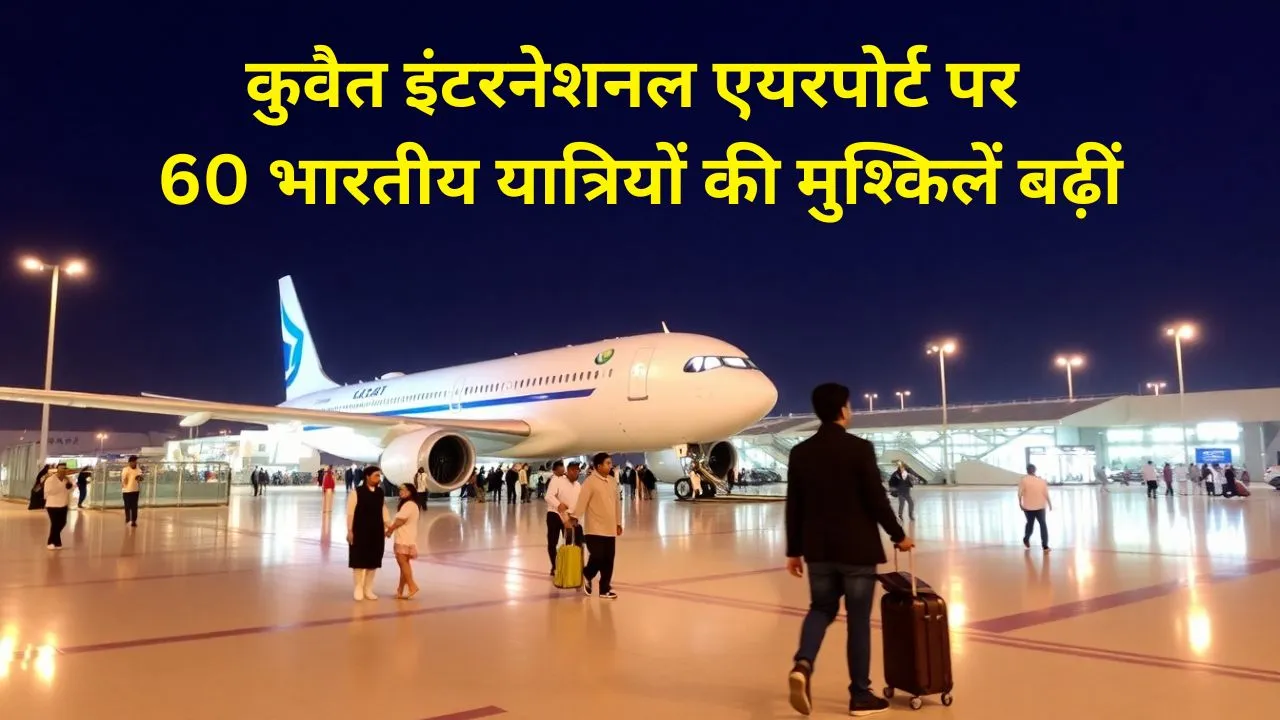 Kuwait Airport: कुवैत इंटरनेशनल एयरपोर्ट पर 60 भारतीय यात्रियों की मुश्किलें बढ़ीं