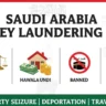 Saudi Arabia में Money Laundering पर सख्त कानून, Property जब्त और Deportation