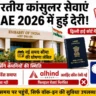 UAE में पासपोर्ट-वीजा सेवाएं अटकीं: Alhind Indian Consular Centre UAE 2026 की शुरुआत टली